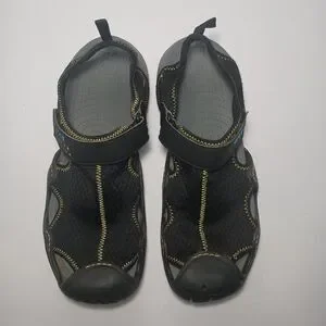 CROCS | Shoes | Crocs Swiftwater Black Mesh Fisherman Deck  display picture 2